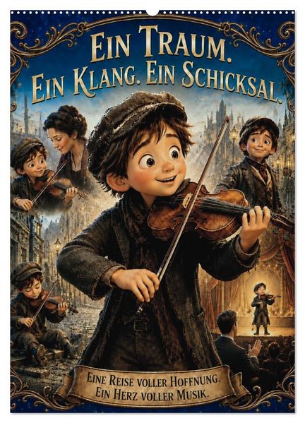 Ein Traum. Ein Klang. Ein Schicksal. (Wandkalender 2027 DIN A2 hoch) CALVENDO Monatskalender