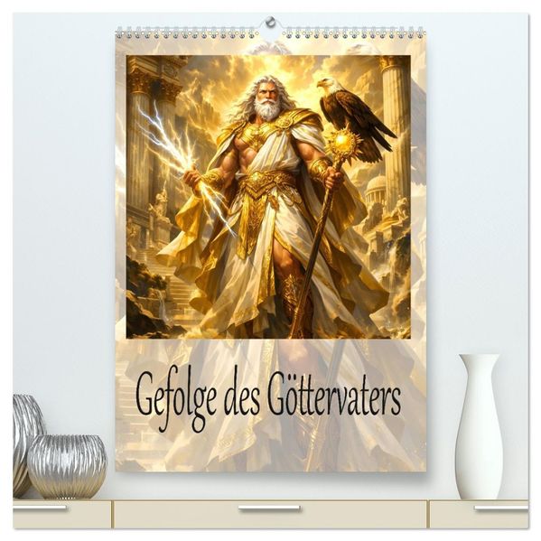 Gefolge des Göttervaters (hochwertiger Premium Wandkalender 2027 DIN A2 hoch) Kunstdruck in Hochglanz