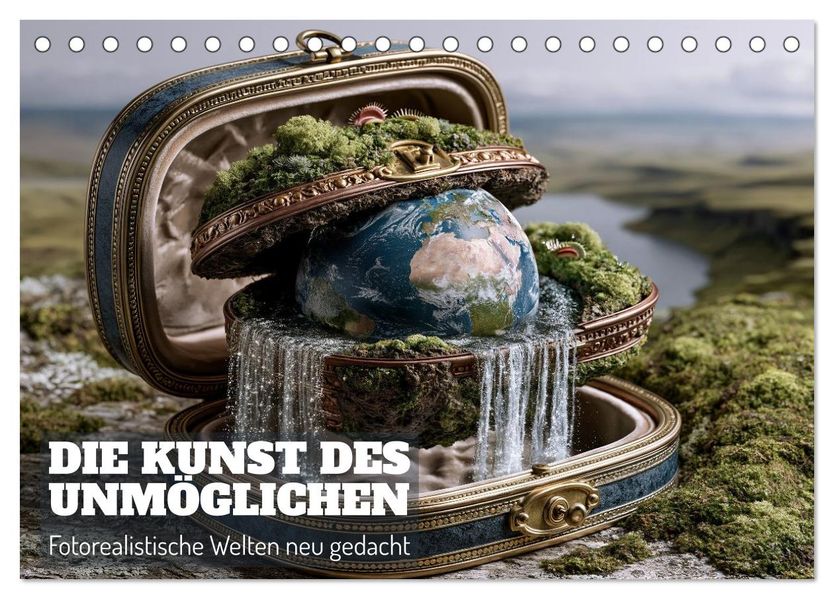 Die Kunst des Unmöglichen. Fotorealistische Welten neu gedacht (Tischkalender 2027 DIN A5 quer) CALVENDO Monatskalender