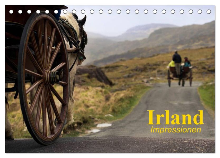 Irland Impressionen (Tischkalender 2027 DIN A5 quer) CALVENDO Monatskalender