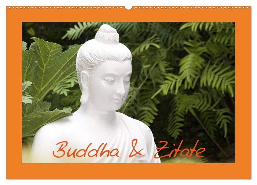 Buddha & Zitate (Wandkalender 2027 DIN A2 quer) CALVENDO Monatskalender