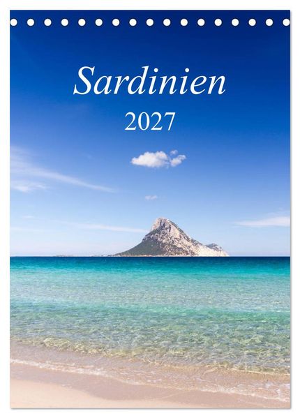 Sardinien (Tischkalender 2027 DIN A5 hoch) CALVENDO Monatskalender