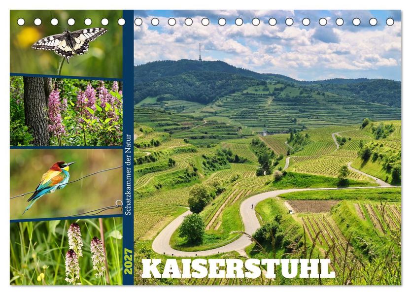 Kaiserstuhl Schatzkammer der Natur (Tischkalender 2027 DIN A5 quer) CALVENDO Monatskalender