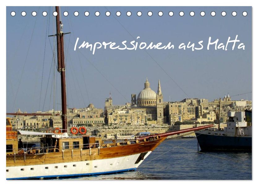 Impressionen aus Malta (Tischkalender 2027 DIN A5 quer) CALVENDO Monatskalender