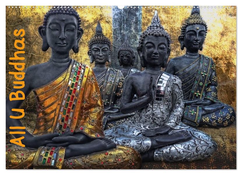 All U Buddhas (Wandkalender 2027 DIN A2 quer) CALVENDO Monatskalender
