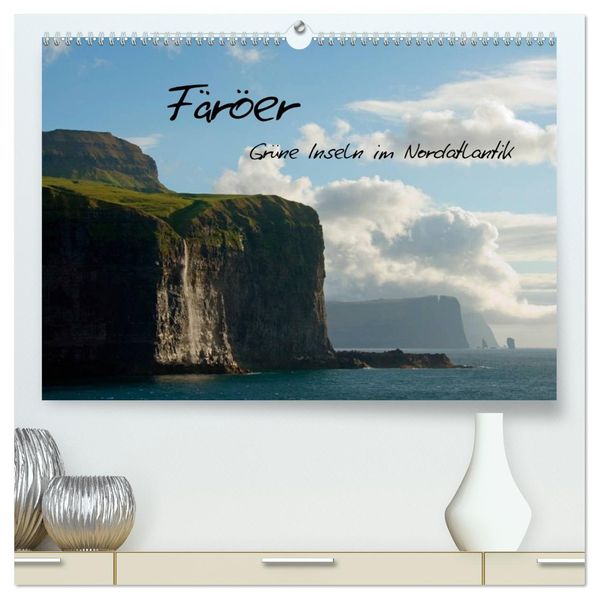 Färöer (hochwertiger Premium Wandkalender 2027 DIN A2 quer) Kunstdruck in Hochglanz