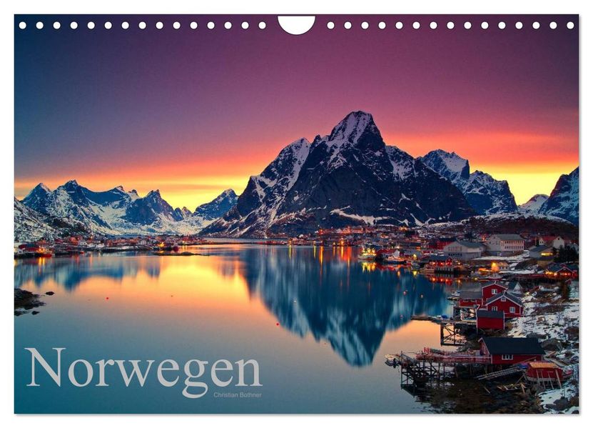 Norwegen (Wandkalender 2027 DIN A4 quer) CALVENDO Monatskalender