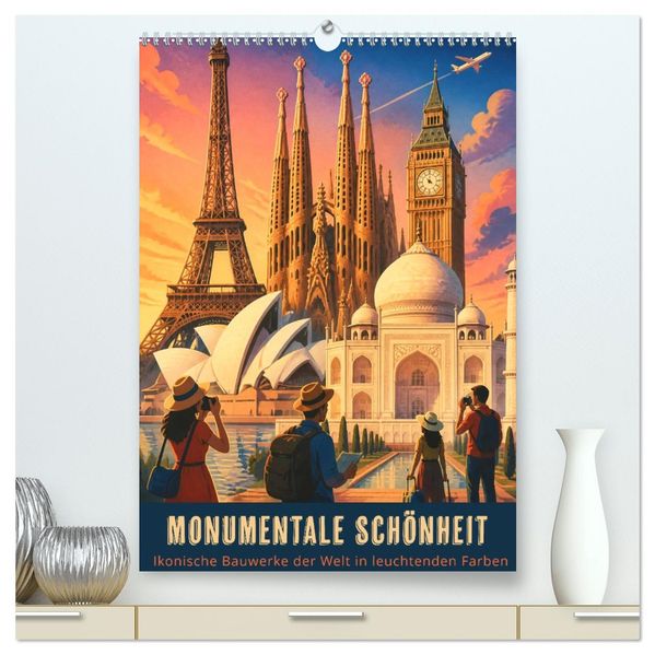Monumentale Schönheit (hochwertiger Premium Wandkalender 2027 DIN A2 hoch) Kunstdruck in Hochglanz