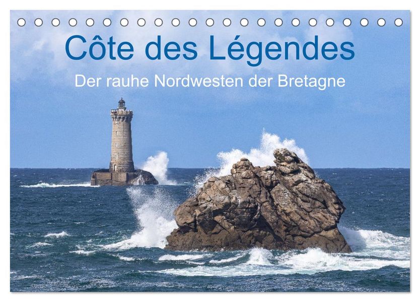Cote des Legendes - Der rauhe Nordwesten der Bretagne (Tischkalender 2027 DIN A5 quer) CALVENDO Monatskalender