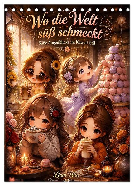 Wo die Welt süß schmeckt (Tischkalender 2027 DIN A5 hoch) CALVENDO Monatskalender