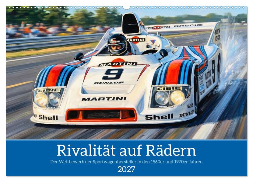 Rivalität auf Rädern (Wandkalender 2027 DIN A2 quer) CALVENDO Monatskalender