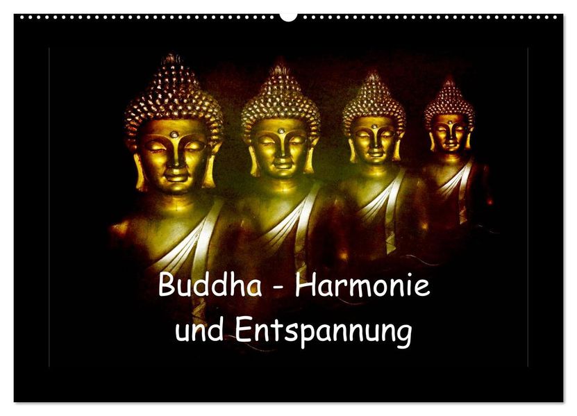 Buddha - Harmonie und Entspannung (Wandkalender 2027 DIN A2 quer) CALVENDO Monatskalender