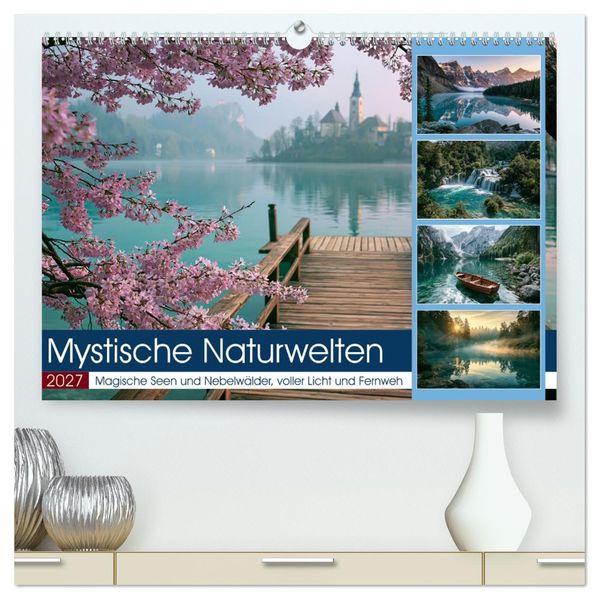 Mystische Naturwelten (hochwertiger Premium Wandkalender 2027 DIN A2 quer) Kunstdruck in Hochglanz