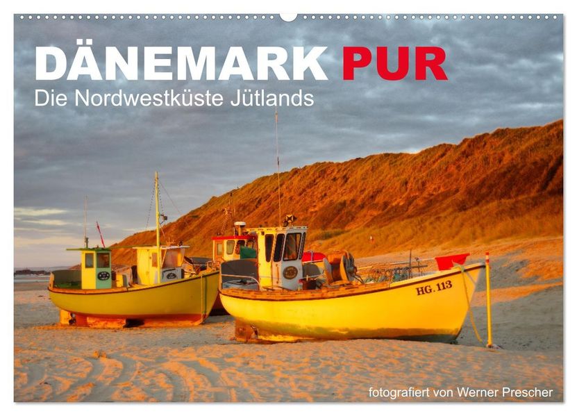 Dänemark Pur (Wandkalender 2027 DIN A2 quer) CALVENDO Monatskalender