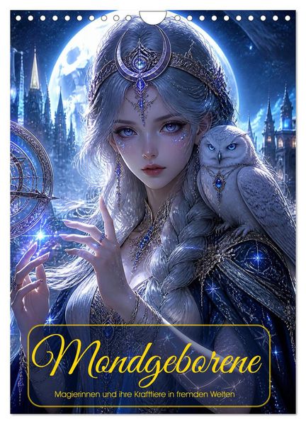 Mondgeborene (Wandkalender 2027 DIN A4 hoch) CALVENDO Monatskalender