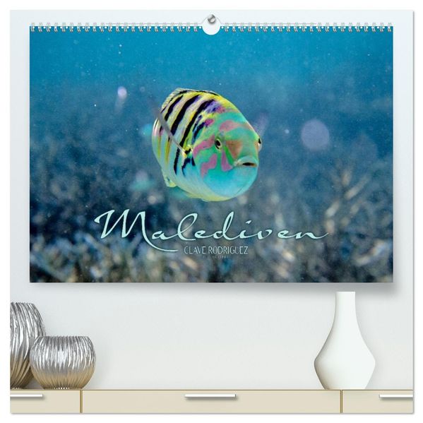 Unterwasserwelt der Malediven II (hochwertiger Premium Wandkalender 2027 DIN A2 quer) Kunstdruck in Hochglanz