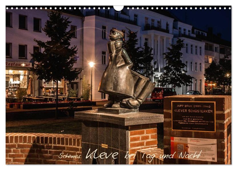Schönes Kleve bei Tag und Nacht (Wandkalender 2027 DIN A3 quer) CALVENDO Monatskalender