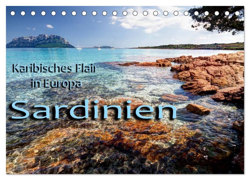 Sardinien (Tischkalender 2027 DIN A5 quer) CALVENDO Monatskalender