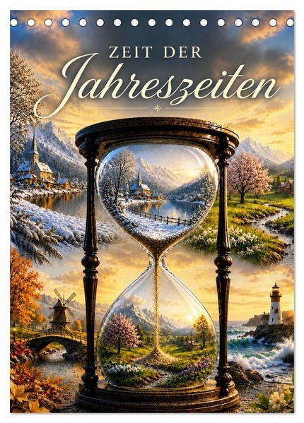 Zeit der Jahreszeiten (Tischkalender 2027 DIN A5 hoch) CALVENDO Monatskalender