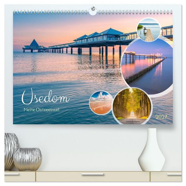 Usedom - Meine Ostseeinsel (hochwertiger Premium Wandkalender 2027 DIN A2 quer) Kunstdruck in Hochglanz