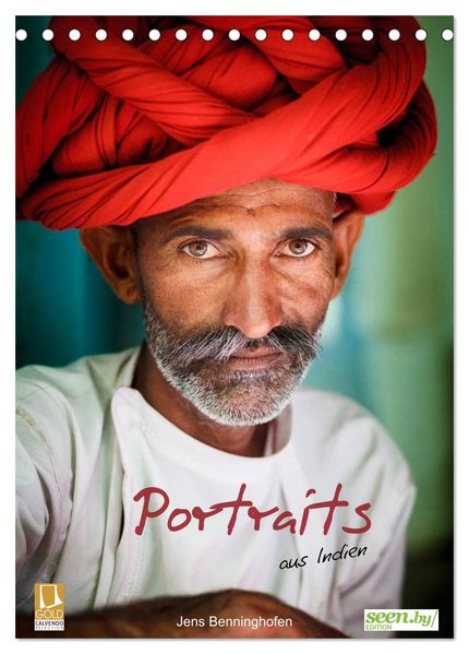 Portraits aus Indien (Tischkalender 2027 DIN A5 hoch) CALVENDO Monatskalender