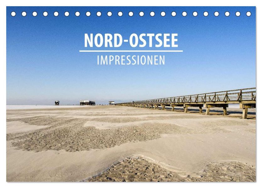 Nord-Ostsee Impressionen (Tischkalender 2027 DIN A5 quer) CALVENDO Monatskalender