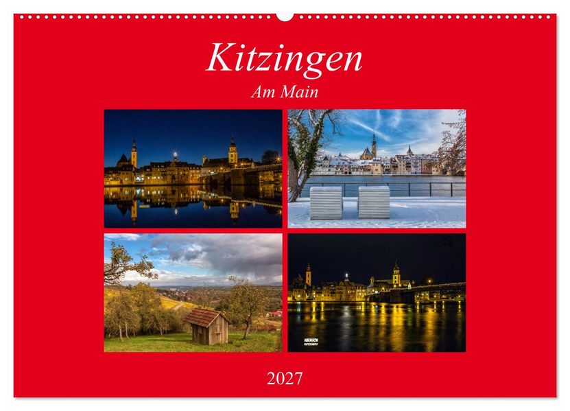 Kitzingen am Main (Wandkalender 2027 DIN A2 quer) CALVENDO Monatskalender