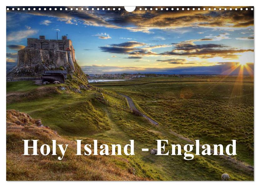 Holy Island - England (Wandkalender 2027 DIN A3 quer) CALVENDO Monatskalender