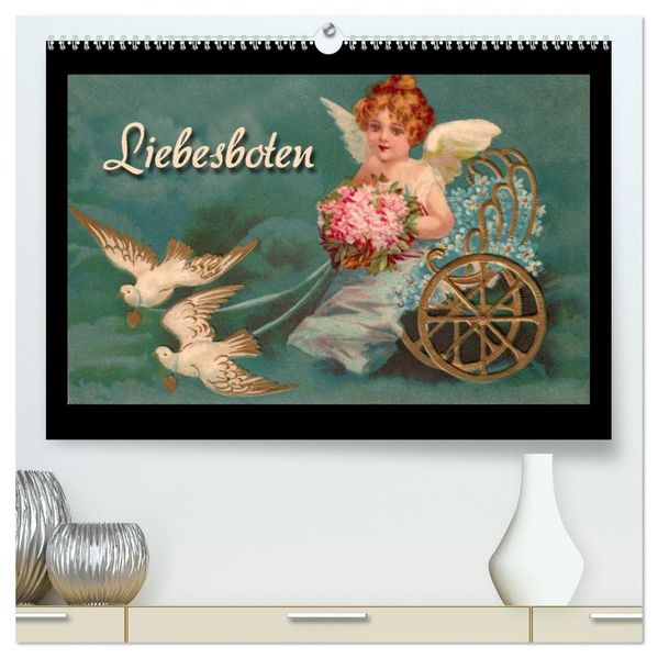 Liebesboten (hochwertiger Premium Wandkalender 2027 DIN A2 quer) Kunstdruck in Hochglanz