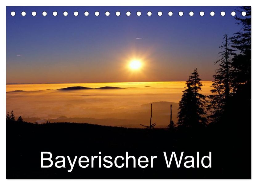 Bayerischer Wald (Tischkalender 2027 DIN A5 quer) CALVENDO Monatskalender