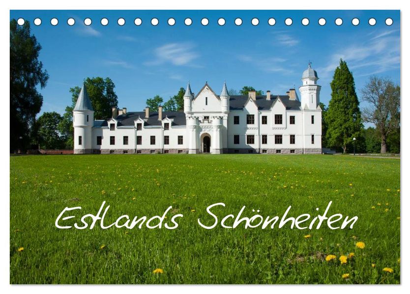 Estlands Schönheiten (Tischkalender 2027 DIN A5 quer) CALVENDO Monatskalender
