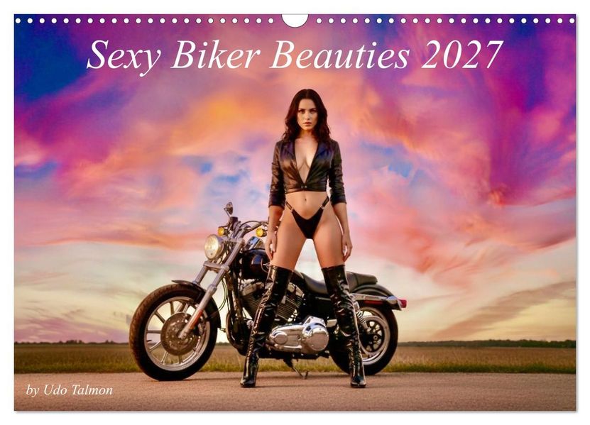 Sexy Biker Beauties (Wandkalender 2027 DIN A3 quer) CALVENDO Monatskalender