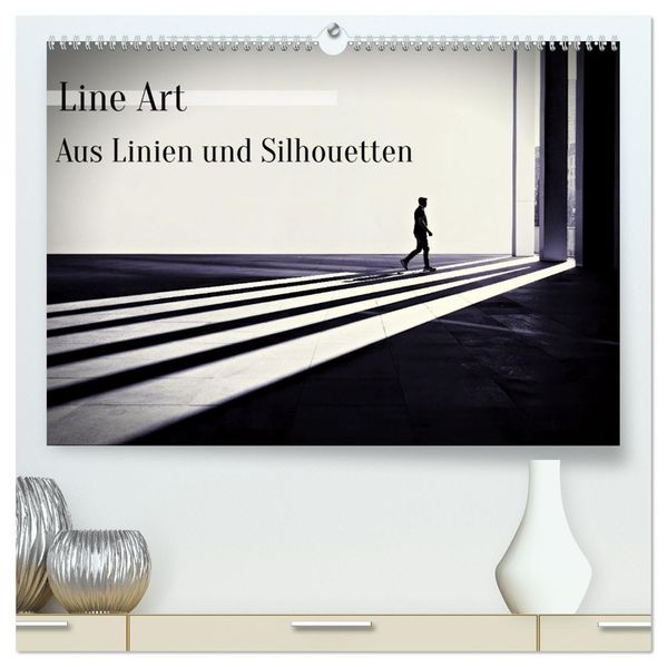 Line Art - Aus Linien und Silhouetten (hochwertiger Premium Wandkalender 2027 DIN A2 quer) Kunstdruck in Hochglanz