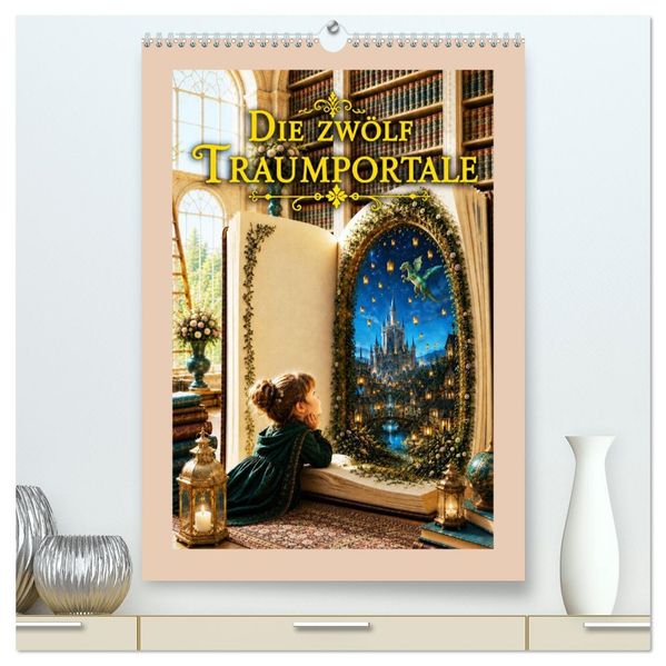 Die zwölf Traumportale (hochwertiger Premium Wandkalender 2027 DIN A2 hoch) Kunstdruck in Hochglanz
