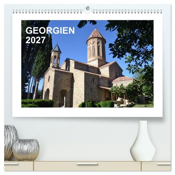 GEORGIEN 2027 (hochwertiger Premium Wandkalender 2027 DIN A2 quer) Kunstdruck in Hochglanz