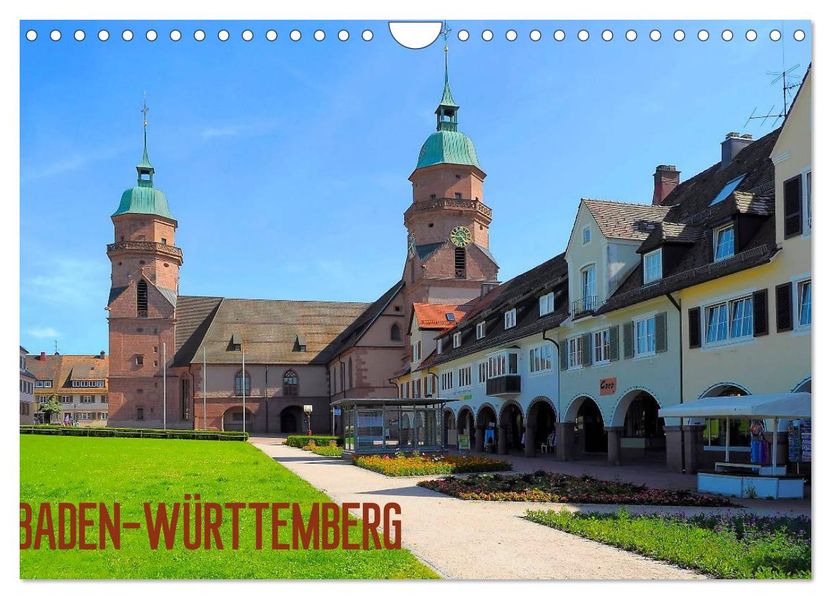 Baden-Württemberg 2027 (Wandkalender 2027 DIN A4 quer) CALVENDO Monatskalender