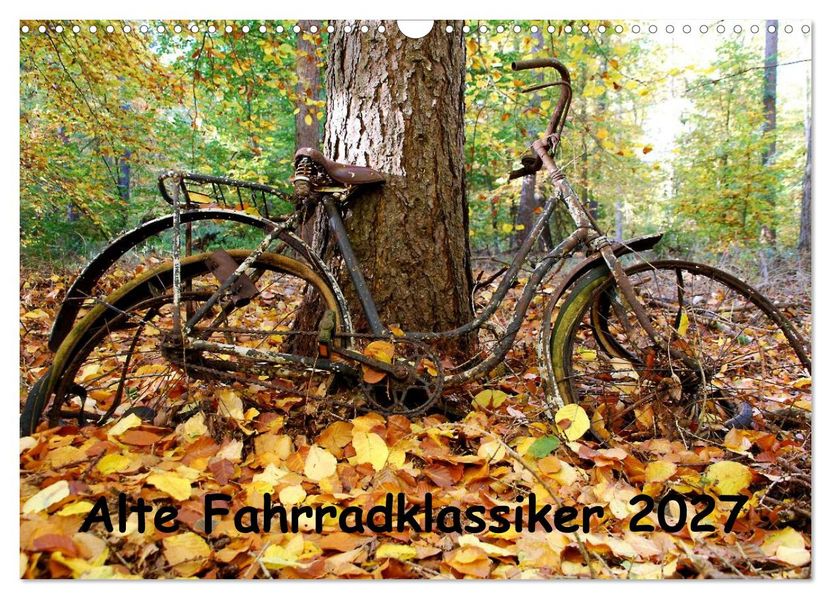 Alte Fahrradklassiker 2027 (Wandkalender 2027 DIN A3 quer) CALVENDO Monatskalender