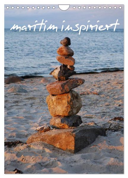 maritim inspiriert / Geburtstagskalender (Wandkalender 2027 DIN A4 hoch) CALVENDO Monatskalender