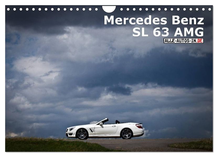 Mercedes-Benz SL 63 AMG (Wandkalender 2027 DIN A4 quer) CALVENDO Monatskalender
