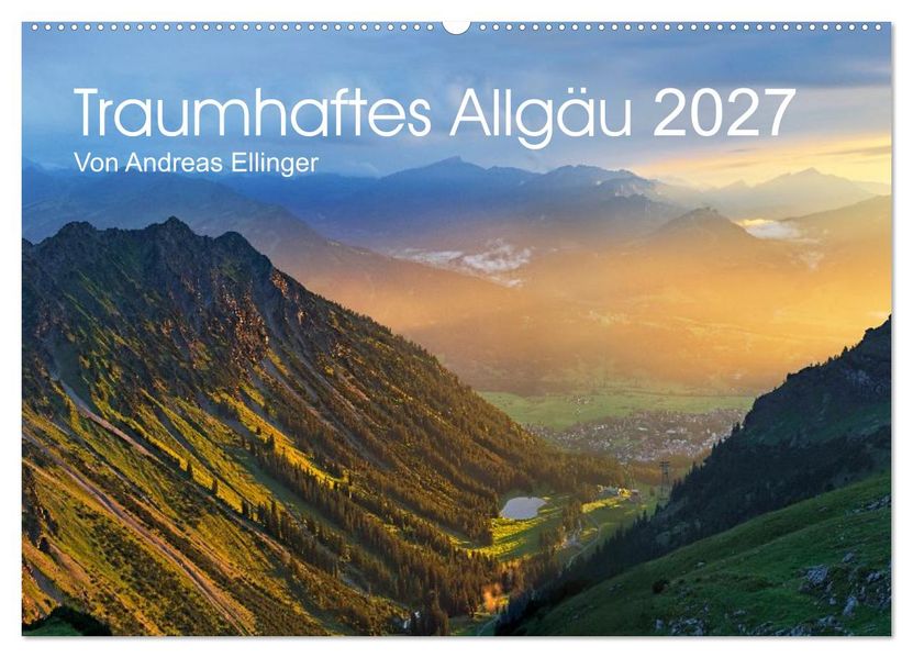 Traumhaftes Allgäu (Wandkalender 2027 DIN A2 quer) CALVENDO Monatskalender