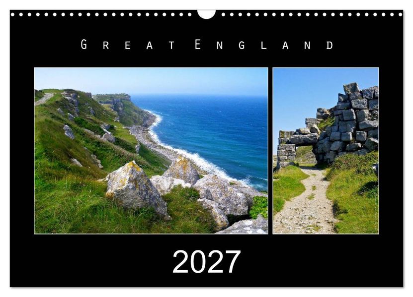 Great England 2027 (Wandkalender 2027 DIN A3 quer) CALVENDO Monatskalender