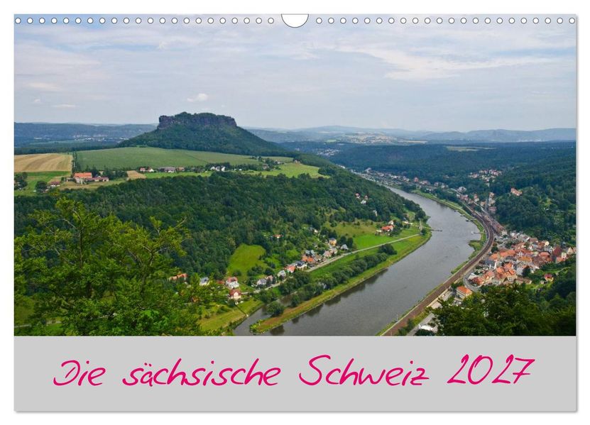Die sächsische Schweiz 2027 (Wandkalender 2027 DIN A3 quer) CALVENDO Monatskalender