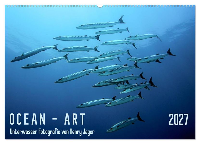 OCEAN - ART (Wandkalender 2027 DIN A2 quer) CALVENDO Monatskalender