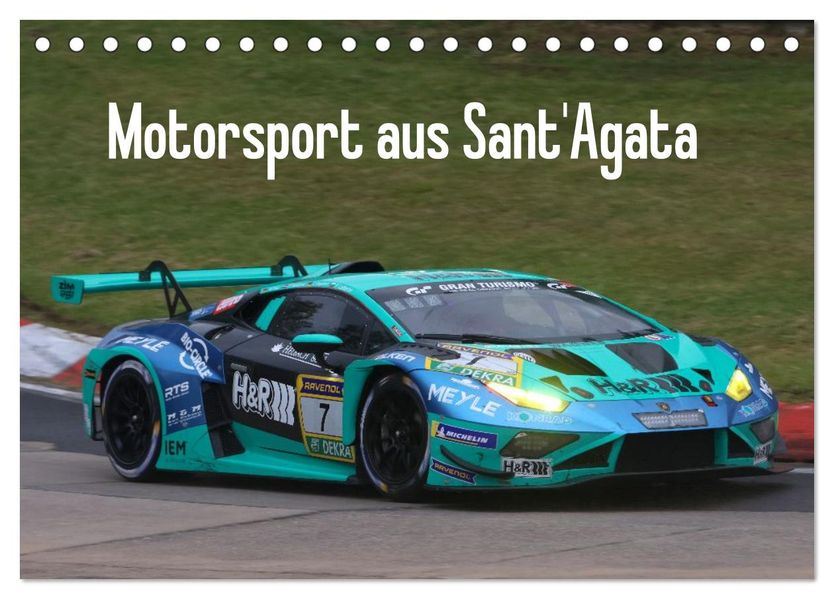 Motorsport aus Sant'Agata (Tischkalender 2027 DIN A5 quer) CALVENDO Monatskalender