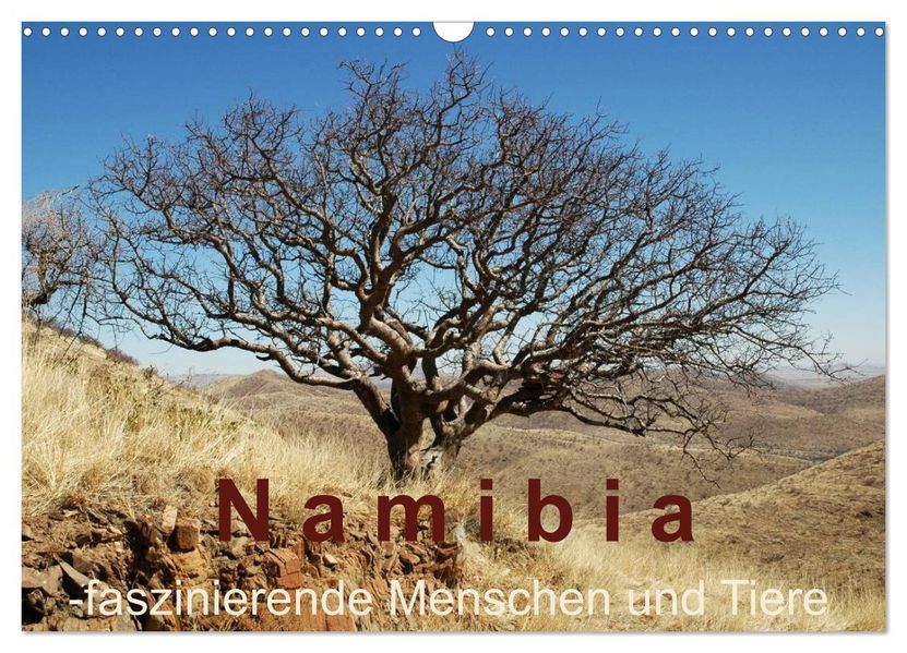 Namibia - faszinierende Menschen und Tiere (Wandkalender 2027 DIN A3 quer) CALVENDO Monatskalender