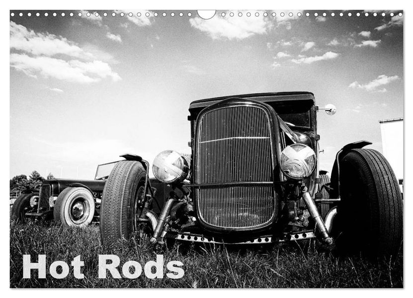 Hot Rods (Wandkalender 2027 DIN A3 quer) CALVENDO Monatskalender