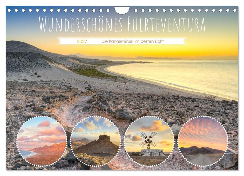 Wunderschönes Fuerteventura (Wandkalender 2027 DIN A4 quer) CALVENDO Monatskalender