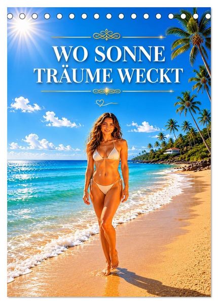 Wo Sonne Träume weckt (Tischkalender 2027 DIN A5 hoch) CALVENDO Monatskalender