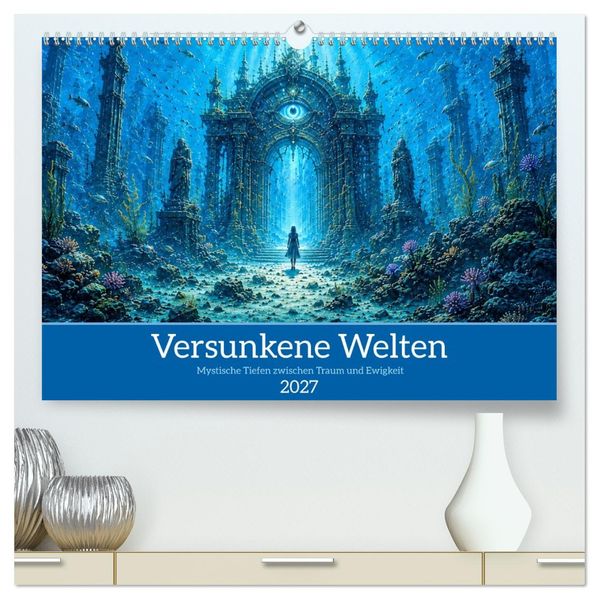 Versunkene Welten - Mystische Tiefen zwischen Traum und Ewigkeit (hochwertiger Premium Wandkalender 2027 DIN A2 quer) Kunstdruck in Hochglanz
