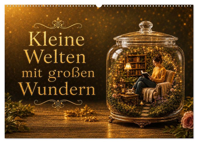 Kleine Welten mit großen Wundern (Wandkalender 2027 DIN A2 quer) CALVENDO Monatskalender